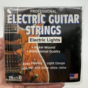 Professional Electric Guitar Strings Nickel Wound Light Gauge .009-.042
